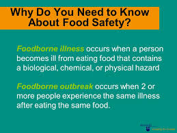 A foodborne outbreak occurs whenever two or more people get sick from the same contaminated food or beverage. Cooking For Crowds Objectives Provide The Reasons Why Food Safety Is Important To Your Event Show Practical Ways To Purchase Prepare And Serve Foods Ppt Download