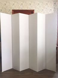 5 foot tall room divider screen. Room Divider White Dorm Privacy Screen Partition 65 Tall 5 Etsy