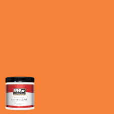 In optics, orange has a wavelength between approximately 585 and 620 nm and a hue of 30° in hsv color space. Behr Premium Plus 8 Oz 230b 6 Orange Burst Flat Interior Exterior Paint And Primer In One Sample Pp10316 The Home Depot