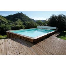 Piscine En Bois Rectangulaire Ubbink Linea 350 X 650
