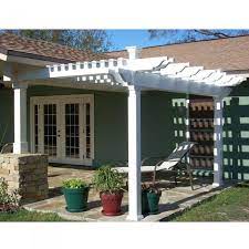 Attached Pergolas Bradenton With 5 X 5 Posts Pergola Pergola Pergola Patio Outdoor Pergola