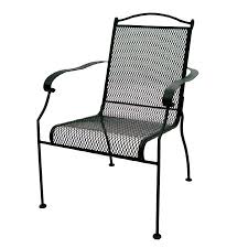 Maybe you would like to learn more about one of these? Garden Treasures Hanover Mesh Seat Wrought Iron Patio Dining Chair At Lowes Com