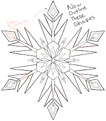 Now, it's time to add details. How To Draw Snowflakes From Disney Frozen Movie With Easy To Follow Steps How To Draw Step By Step Drawing Tutorials