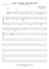 About bass guitar sheet music. I Cant Make You Love Me Tablature Rhythm Values For Bass Guitar 5 Str Playyournotes
