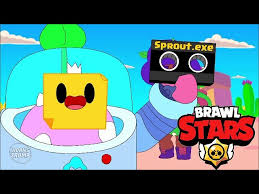 Attack, super and gadget description. Sprout Vs Rosa Funny Moments Brawl Stars Animation Youtube