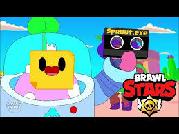 Leon remember the new brawlers: Sprout Vs Rosa Funny Moments Brawl Stars Animation Youtube