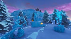 Dance Between Three Ice Sculptures Fortnite Week 9 Challenges