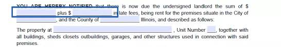 free illinois 5 day eviction notice form pay or vacate formspal
