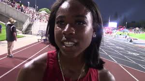 Kaylin Edwards Long Beach Wilson 1st 300 Hurdles Heat 3, 100 Hurdles Heat 2  CIF State Championships