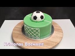 Youtube Soccer Ball Cake Fondant Cakes Cake Tutorial