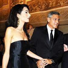 George clooney's fiancee amal alamuddin put on an elegant sartorial display as she was spotted out and about in london on. Amal Alamuddin George Clooney Familie Der Braut Bezahlt Hochzeit Gala De