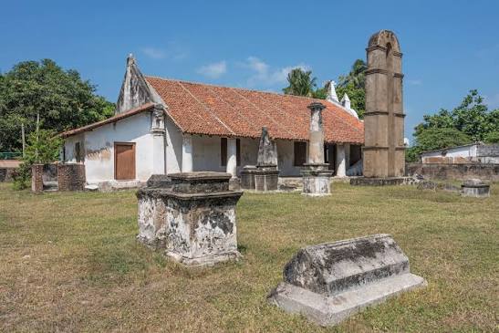 Kalpitiya Dutch Reformed Church 17th century whitewashed colonial Sri Lanka