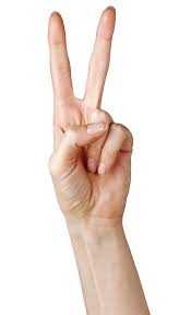 Hand Showing Two Fingers Png Clipart Picture Svg Black And White Pointing Hand Digital Collage Hands