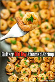 Buttery Old Bay Steamed Shrimp Recipe The Kitchen Magpie Steamed Shrimp Recipe Steamed Shrimp Shrimp Recipes Easy