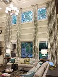 Check out our custom solutions here. Home A Rama Part Two High Ceiling Living Room Window Treatments Living Room Living Room Blinds