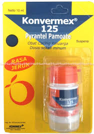 Cara mengobati ayam cacingan | mengeluarkan cacing ayam bangkok 2021, april. Jual Konvermex 125 Pyrantel Pamoate Obat Cacing Anak Syrup Rasa Jeruk 10ml Di Lapak Dzworld Bukalapak