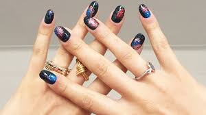 Book your next appointment with bnails www.bnails.com/appointment. Fourth Of July Fireworks Mani Upgrade Your Glitter Nail Art Teen Vogue