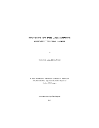 Alphabet letters compilation with elmo and friends! Pdf Phd Thesis Investigating Song Based Language Teaching And Its Effect On Lexical Learning