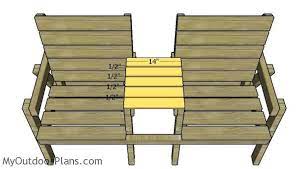 modern double chair bench free diy plans myoutdoorplans free woodworking plans and projects diy shed wooden pl diy plans wooden chair plans woodworking
