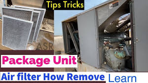 The first step on how to change an ac filter is by turning off the ac and unplugging the unit. Ac Air Filter How Remove How To Replace Air Filter Roof Top Package Ac Filter Remove New Technician Youtube