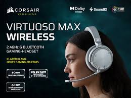 Corsair Virtuoso MAX Wireless Gaming-Headset mit Bluetooth