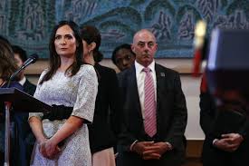 First lady melania trump announced tuesday that her communications director, stephanie grisham, will now serve as white house press secretary. Baptism By Fire Stephanie Grisham S Eventful First Days
