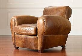 Parisian Leather Chair Uncrate Leather Easy Chair Brown Leather Chairs Leather Chair