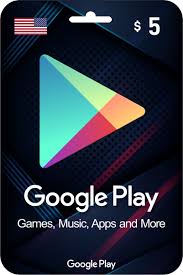 Google play 5 dollar gift card. Google Play Gift Card