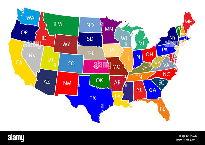 The United States of America (USA), commonly known as the United States ( U.S.) or America, is a federal republic composed of 50 states Stock Photo -  Alamy