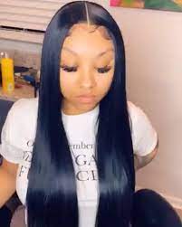 Lace Front Black Wigs Natural Color Adriana Lima Long Hair Adriana Lim Shebelt Mall Natural Hair Stylists Natural Hair Styles Wholesale Human Hair