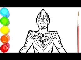 Ultraman cosmos free coloring pages. Menggambar Dan Mewarnai Ultraman Orb Youtube