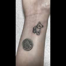 Attractive and steeped in symbolism. Pin By Heidi Ray On Heidi S Board Tiny Tattoos For Girls Teddy Bear Tattoos Bear Tattoos