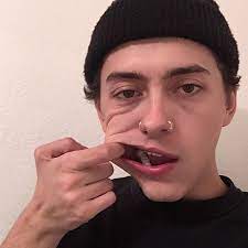 4 891 Likes 62 Comments Jerm Baldboyblues On Instagram Double Nose Ring Shawty Guys With Nose Piercings Septum Piercing Men Nose Piercing Hoop