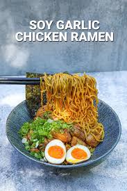 Easy Soy Garlic Chicken Ramen Recipe Video Seonkyoung Longest Recipe Ramen Recipes Easy Soy Garlic Chicken Chicken Ramen Recipe