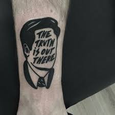 Slipknot, rob… dillon forte adds additional tattoos to his… Fox Mulder Xfiles Tattoo Tattoos Movie Tattoos Spooky Tattoos