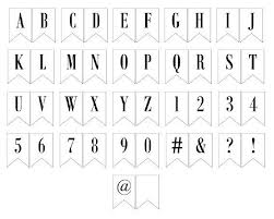 Alphabet Free Printable Black And White Banner Letters Free Printable Banner Letters Includes Entire Alphabet Free Printable Banner Letters Printable Banner Template Free Printable Banner