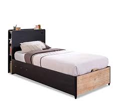Letti a scomparsa _ letto contenitore singolo con libreria. Bed With Compartment Dafne Italian Design