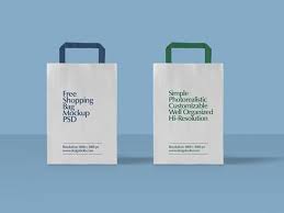 Shopping center vol.22 mock ups pack. 50 High Quality Free Shopping Bag Mockup Psd Files