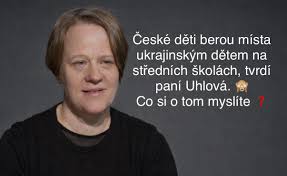 Paní Uhlová, české děti v České republice nikomu místa na školách  nezabírají, jsou tu doma! @sledující