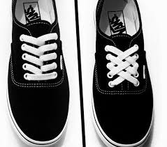You will want to make sure that the laces are pulled through evenly so you can easily bar lace your. Zipper Lace Vans How To Tie Shoes Shoe Lace Patterns Ways To Lace Shoes