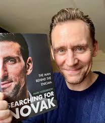 NEW: Tom made a review of "Searching for Novak" 'A fantastic and  fascinating exploration of the life of a great champion" by Mark Hodgkinson  book. #TomHiddleston🧸
