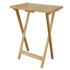 Tv Tray Wood Natural Plastic Dev Group Tv Trays Accent Furniture Living Room Wood