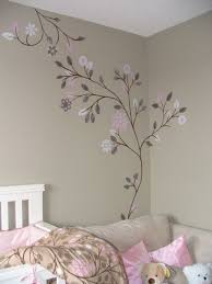 Simple Bedroom Mural To Match Bedding Quarto De Menina Decoracao Quarto