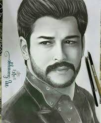 Ani Liparteliani Adli Kullanicinin Burak Ozcivit Amazing Actor Kara Sevda Panosundaki Pin Karakalem Cizimler Kara Kalem Portre Cizim Fikirleri