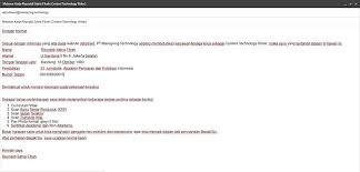 Untuk membuat surat lamaran kerja email penulisannya tidak jauh beda dengan surat lamaran kerja yang nyata, tetapi anda juga bisa anda bisa mencontoh lamaran kerja diatas, ini ditulis pada halaman pertama microsoft word. Cara Membuat Lamaran Kerja Via Email Agar Diterima Kerja Jalantikus Com Line Today