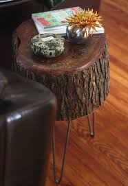 17 Apart How To Diy Stump Table Stump Table Make A Table House Decor Rustic