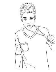 Set off fireworks to wish amer. Drawings Justin Bieber Celebrities Printable Coloring Pages