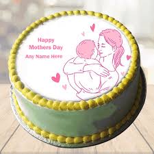 This cake is made for mothers, sisters, wife and girls who are awesome and creative. Write Name On Mothers Day Special Cake Images