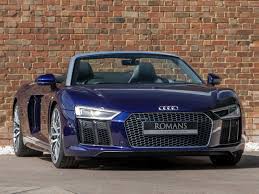 It shares a lot with the lamborghini huracán, but the r8 is less. 2017 Used Audi R8 Spyder V10 Quattro Palace Blue