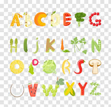 Online alphabet drawing for kids. Vegetarian Cuisine Food Letter Alphabet Drawing 26 Fruits And Vegetables Design Vector Transparent Png